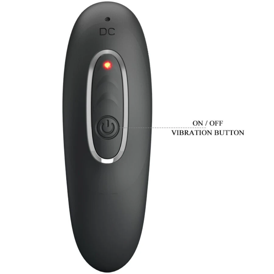 PRETTY LOVE - REMINGTON MASSAGGIATORE VIBRANTE ANALE E VAGINALE NERO
